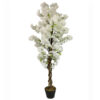 150cm White Artificial Cherry Blossom Tree