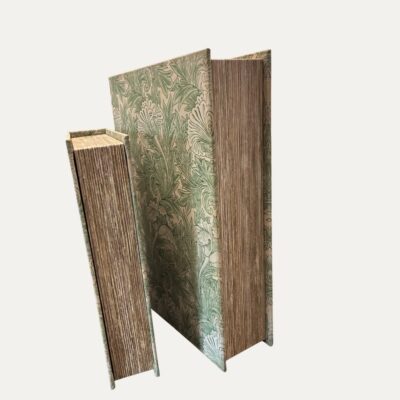 Botanical Floral Book Storage Boxes – Set of Two Botanical Floral Book Storage Boxes – Set of Two
